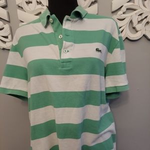 Lacoste Stripe Shirt Size Large